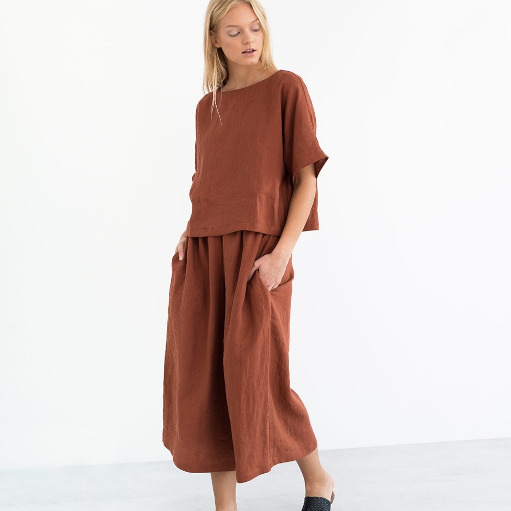 Jayden Linen Cullottes